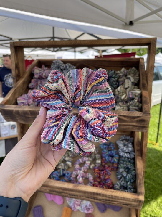 Tautiskā matu gumija - rozīgā, 3 izmēros